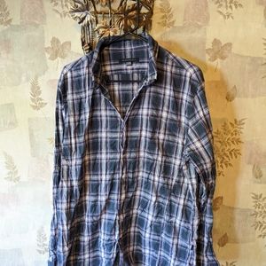 John Varvatos plaid shirt